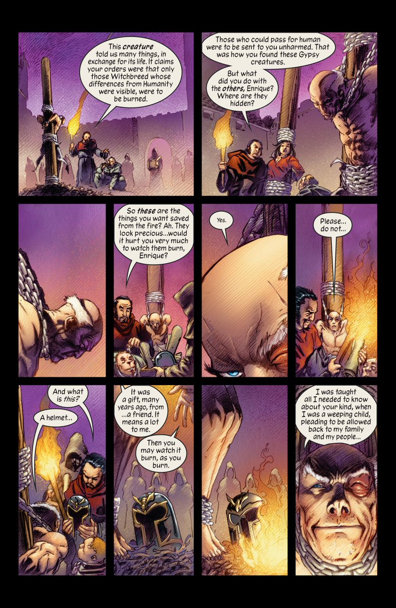 (antisemitism, implication of pedophilia)
.
.
1. good fucking god. 2. in no way does this "twist" make up for the graphic description of a jewish man being burnt at the stake by spanish inquisition magneto