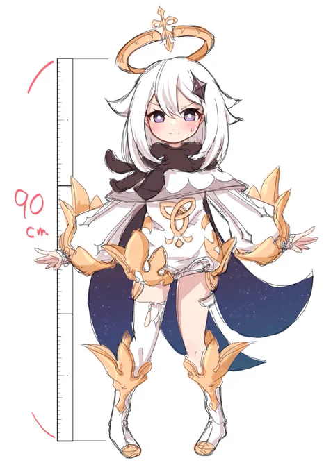 パイモンに定規当てて
「オ、オイラの大きさなんて図ってどうするんだ…!?」
って言われたい気がする。 