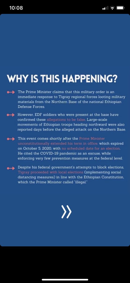atrizzlee's tweet photo. A more thorough explanation of what’s going on in northern Ethiopia right now #Tigray #IStandWithTigray #SayNoToWar #Ethiopia https://t.co/V5djgslCmx