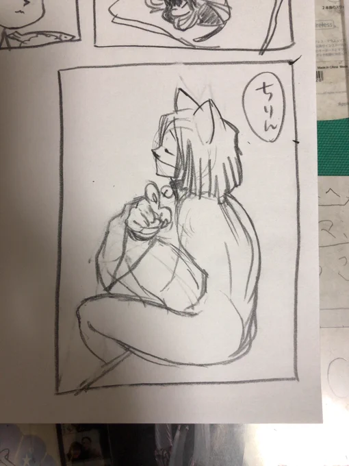 服着せ前 
