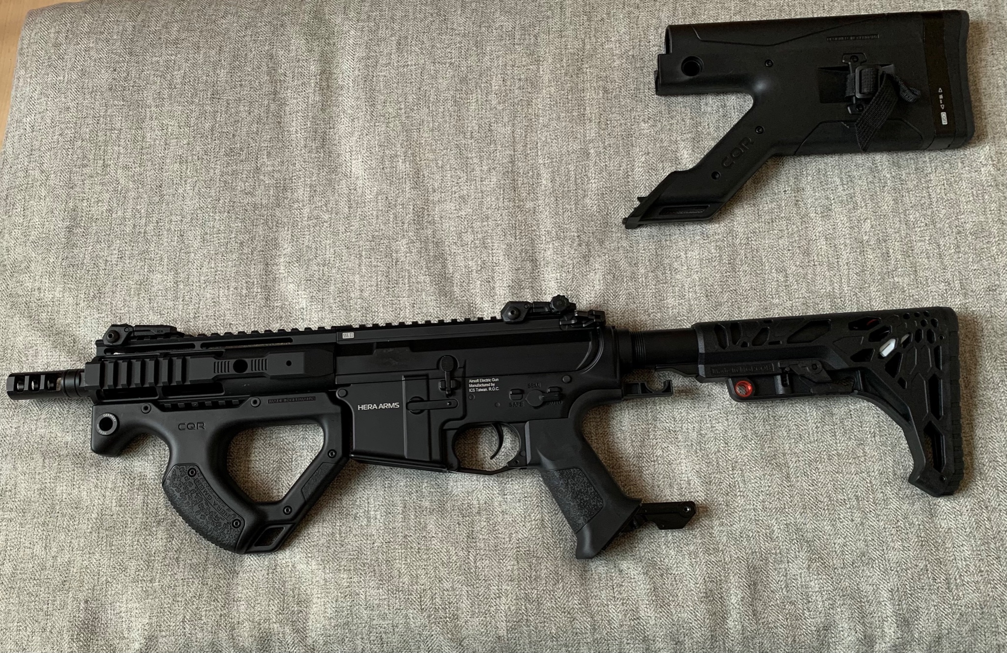 cqrストック Hera Arms ヘラアームズ CQR ストック＆ グリップ ブラック MZ