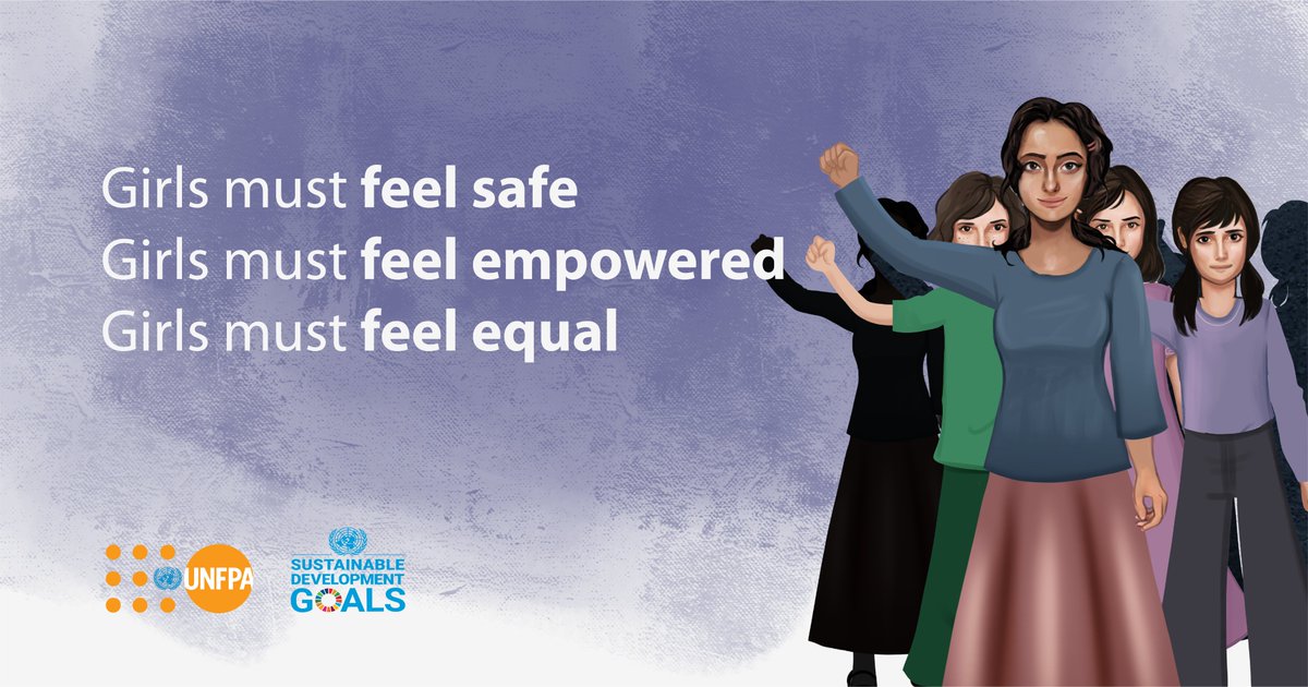 UNFPAIraq's tweet photo. Mariam wants her peers to feel:
🔶Safe
🔶Empowered
🔶 equal
Every girl has a voice!
This is the future we want.
Learn more: https://t.co/e1SieZghtO
#AnArabGirl #ANewStory #MakeitZero #GenerationEquality #UN75 https://t.co/MrMyvzsPT5
@UNFPA_Arabic @UNIraq @columbia_rita