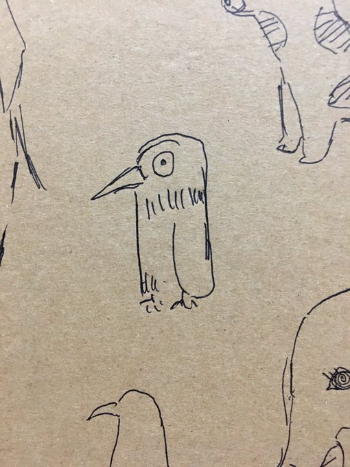 これはマパ上様が描いた"""鳥""" 