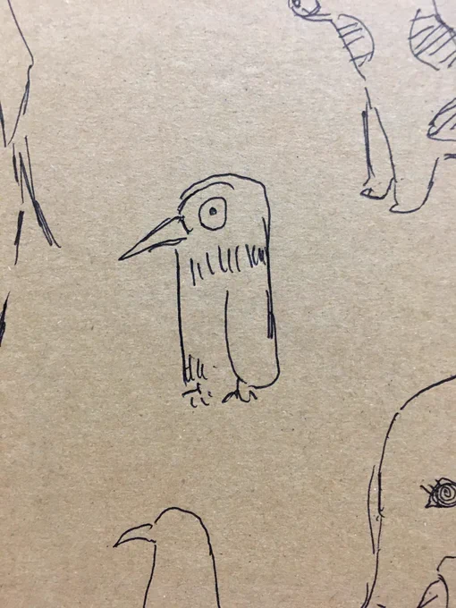 これはマパ上様が描いた"""鳥""" 