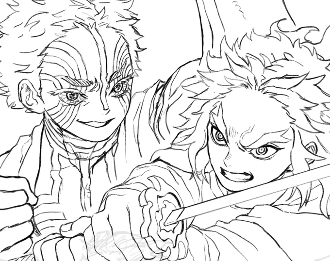 やっと観てきたんだけど良すぎてまた描いてる 