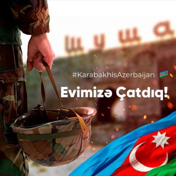 Qapını aç Qarabağ,övladlarin gəlir🇦🇿
#Şuşabizimdir!
#QarabağAzerbaycandir!🇦🇿
