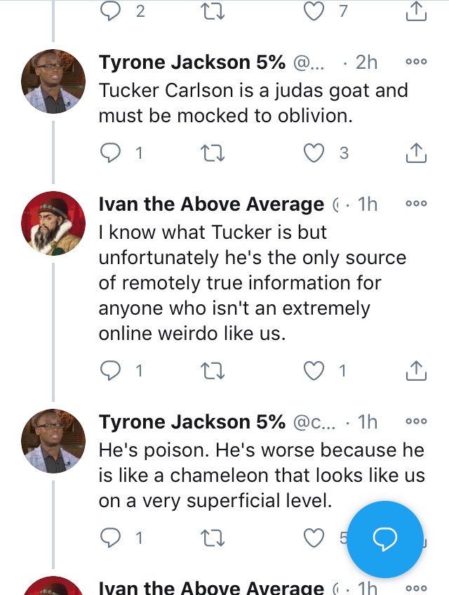 Conversations on the dissident right sound like conversations on the dissident left. The same critiques apply. They have the same effect. Caribbean Rhythms is Chapo Traphouse.
