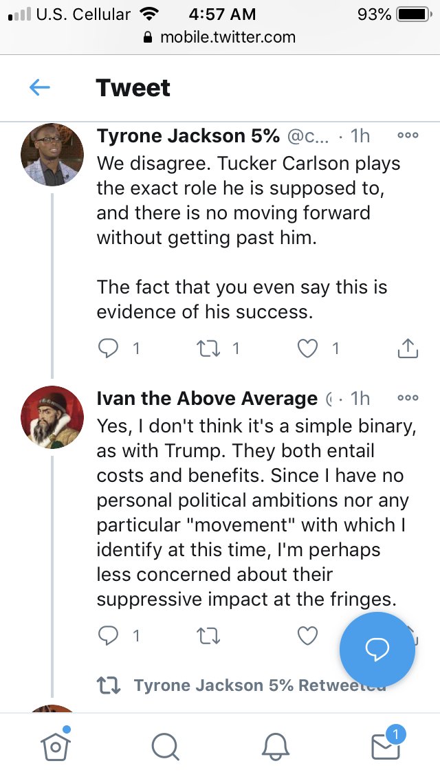 Conversations on the dissident right sound like conversations on the dissident left. The same critiques apply. They have the same effect. Caribbean Rhythms is Chapo Traphouse.