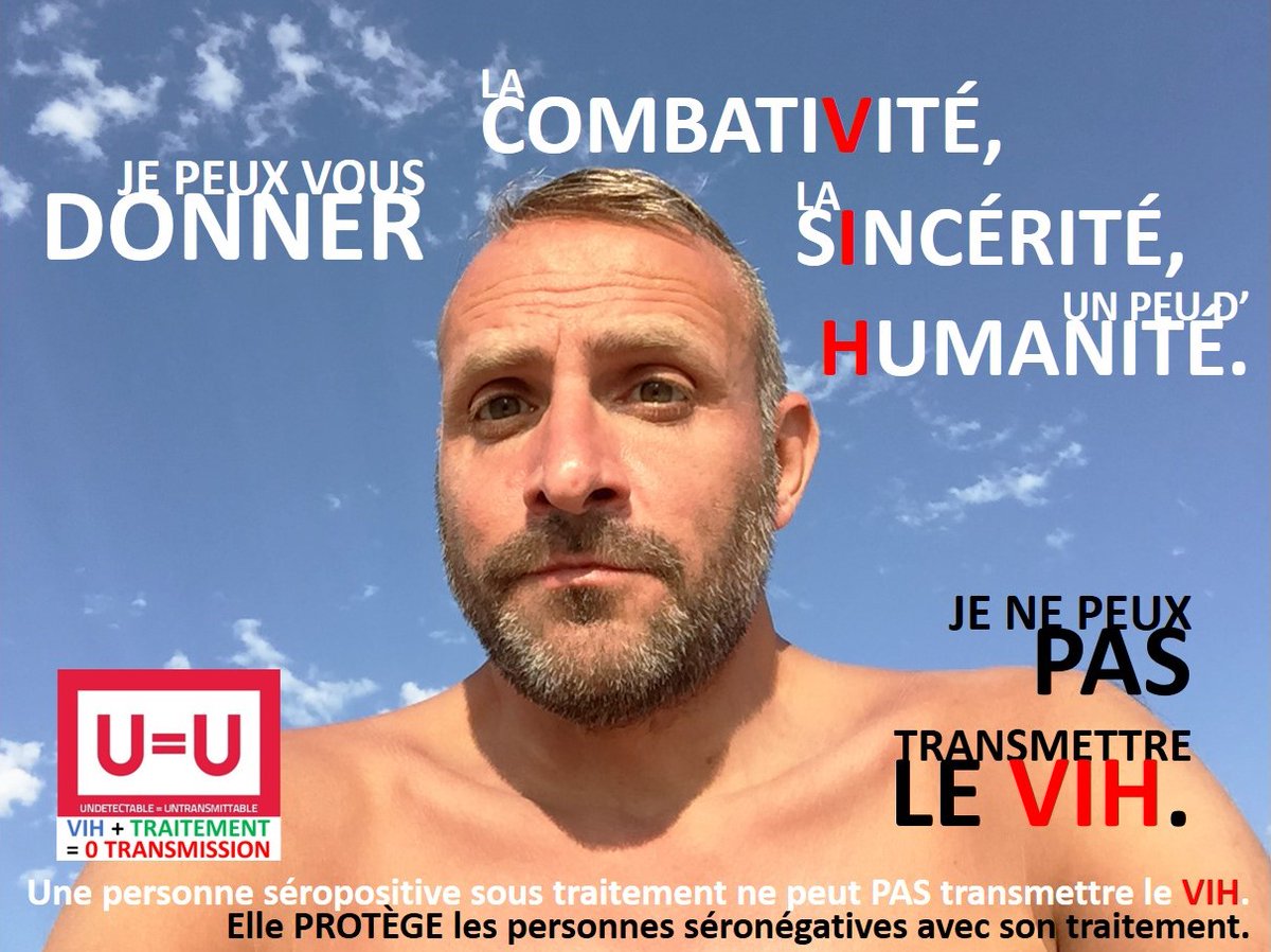 Philippe_Heme's tweet photo. @Laysedd @GG_RMC @soubremarieanne LES FAITS :
Une personne séropositive n'a pas "le sida", elle vit avec le #VIH.
Une personne séropositive sous traitement NE PEUT PAS transmettre le VIH.
Elle PROTEGE les personnes séronégatives avec son traitement.
Et elle peut en être FIERE.

La #sérophobie est un délit. https://t.co/NjTgvjOnu0