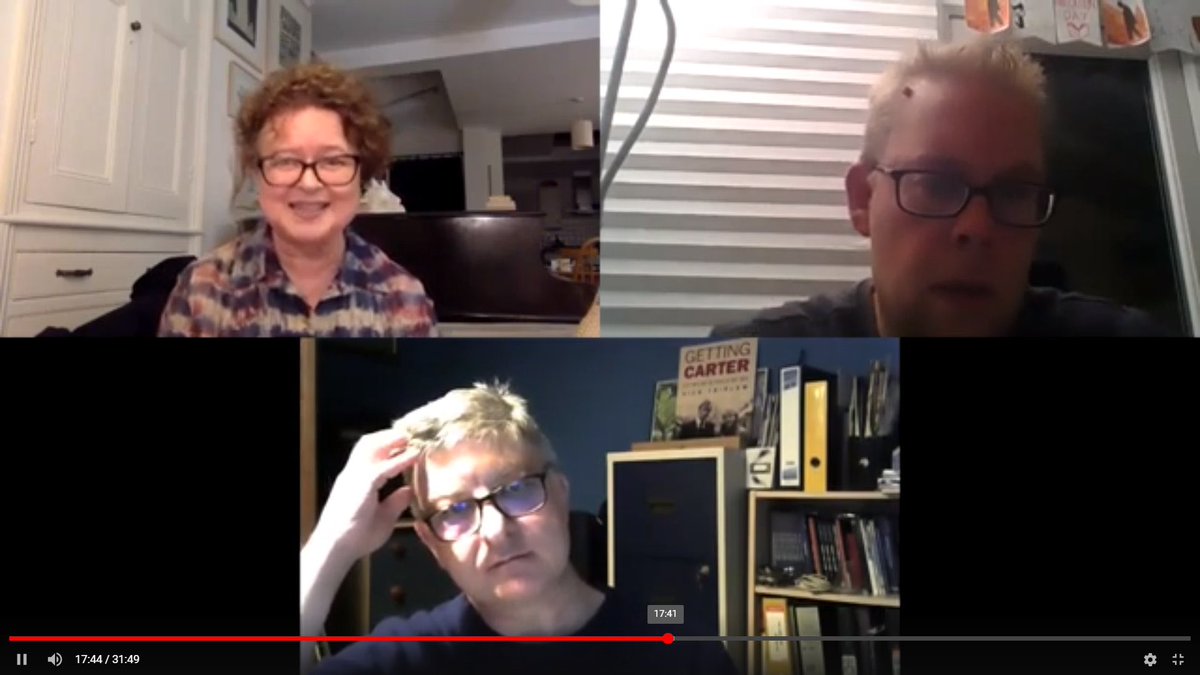 drheathermartin's tweet photo. This happened a week ago. In the inspiring company of @nicktriplow @NickQuantrill ... @HullNoir presents : WRITING LEE CHILD AND TED LEWIS. https://t.co/vNpj0M2XHj via @YouTube #GettingCarter #TheReacherGuy Books from @Therabbits21 @KenilworthBook https://t.co/Gc51bAWoyd