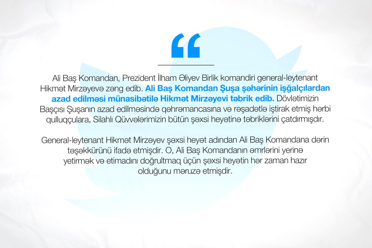 İlham Əliyev (@azpresident) on Twitter photo 
