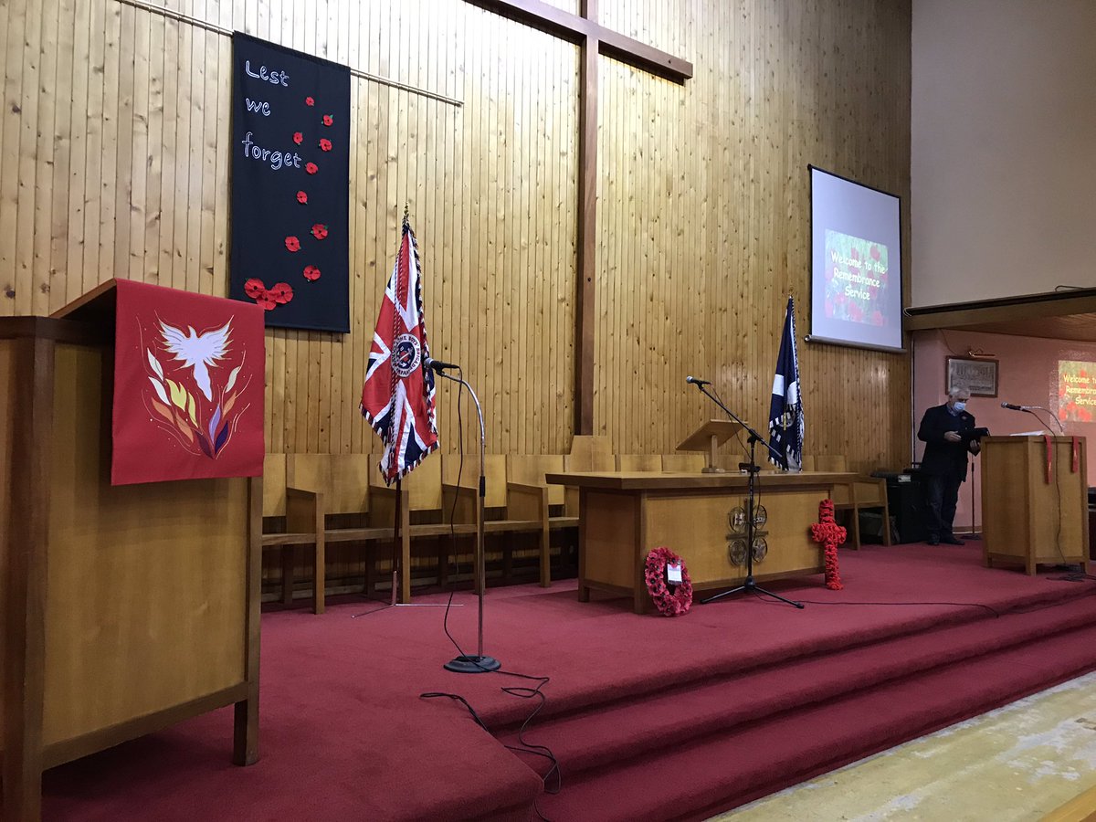 Quiet #RemembranceDay at St Marks today.
#WeWillRememberThem