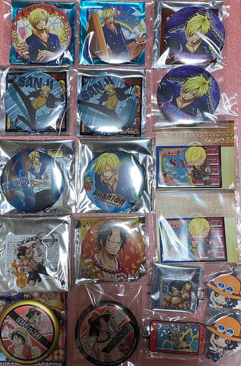 美光 ﾐｺ 譲渡 One Piece ワンピース 缶バッジ ラバスト アクキー アクスタ 譲 ルフィ ゾロ サンジ エース サボ ナミ ロビン クロコダイル ベポ 白ひげ コアラ スモーカー レア 画像参照 求 1 8枚目 定価 9枚目 0円