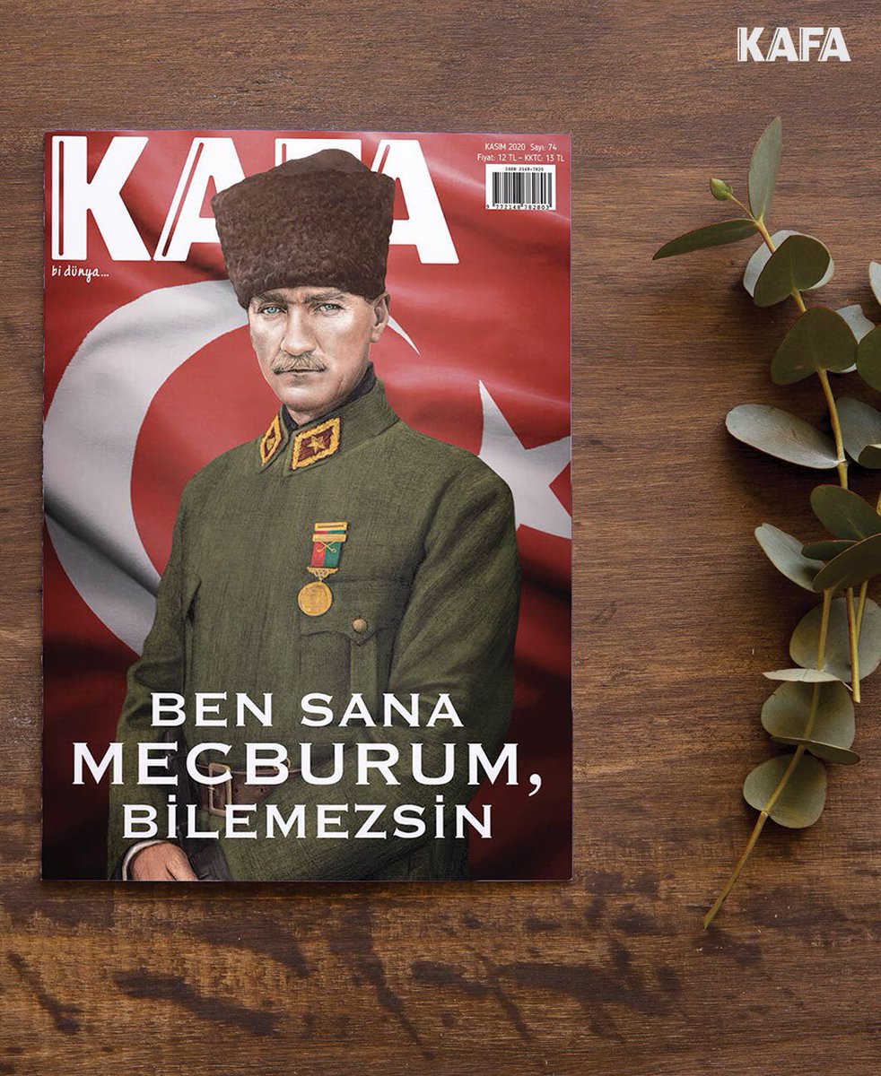 kafadergisi's tweet photo. “Ben sana mecburum, bilemezsin
Adını mıh gibi aklımda tutuyorum”
- Attilâ İlhan

#Kasım sayısı #Atatürk kapağıyla çıktı, tüm Türkiye’de https://t.co/8vq0Pxj1lQ