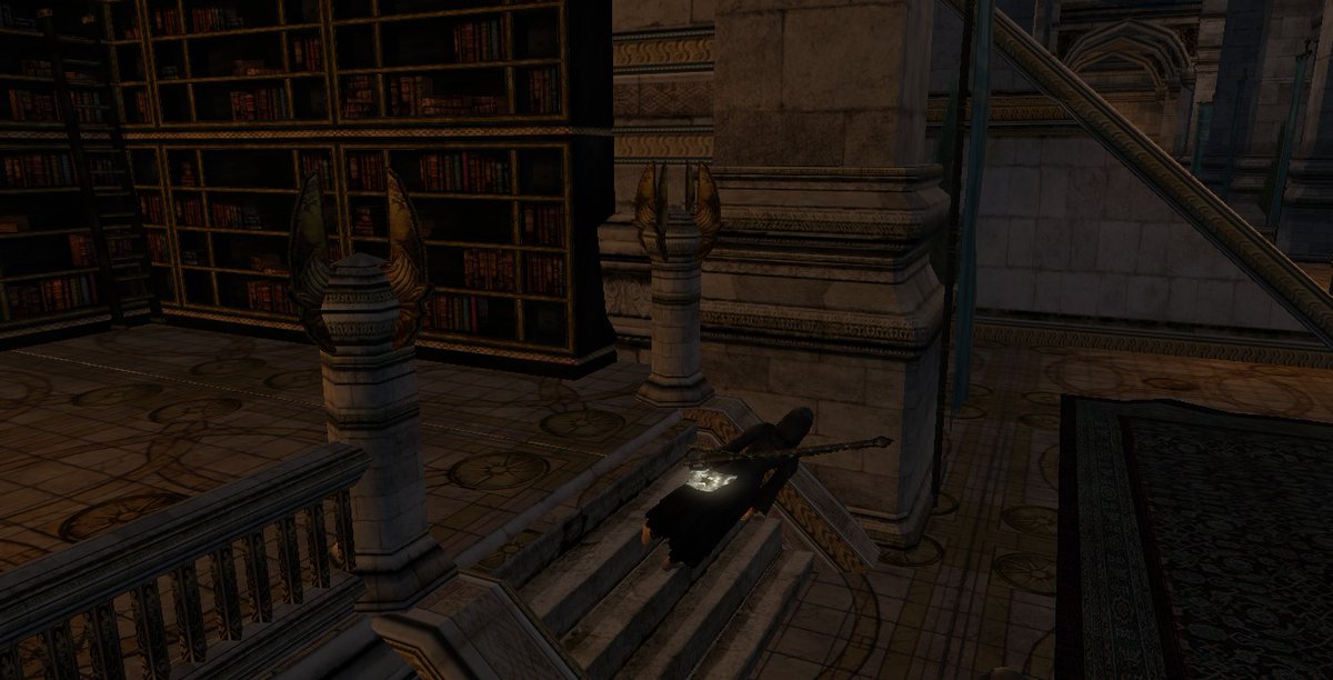 TwentyShadow's tweet photo. Weird way to walk up the stairs, but ok.
#lotro https://t.co/WgjtOV7ZUn