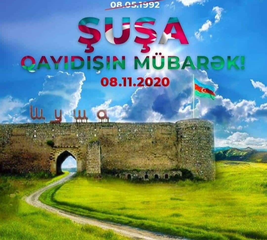 Qayıdışın mübarek #Shusa ,artiq boyunu bukuk durmayacaqsan...ordumuz,esgerlerimiz oz qanlari,canlari namine seni yirtici,vehsi dusmenden geri aldi...🇦🇿
#KarabakhisAzerbaijan