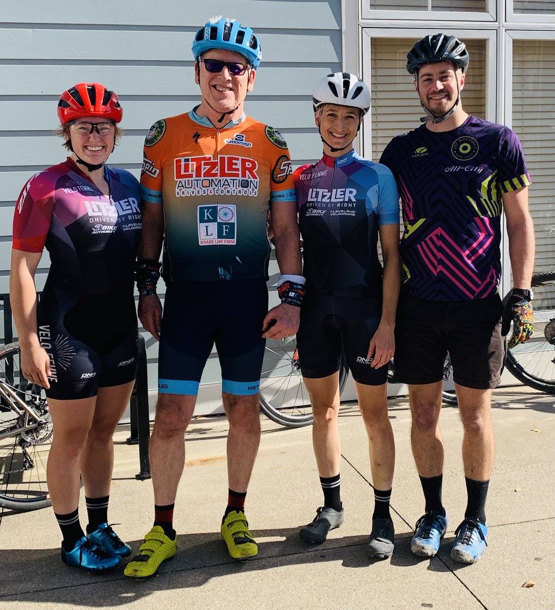 KnabeLawFirm's tweet photo. Rockside w/ my just by chance riders- CVNP https://t.co/8Twr3Z4Awy
