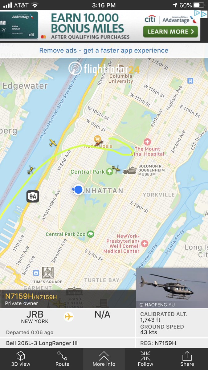ZubizuBags's tweet photo. 5 .@FlyNYON helis attacking #UWS this AM,hovering @ 10kts and @ 1000ft high. #NewYorkers leave .@nyc311 complaints to prohibit these criminals from flying illegally over our homes! Your voice matters + leave google reviews for @FlyNYON to inform others @FAANews .@StoptheChopNYNJ https://t.co/RBeUCRjMiQ