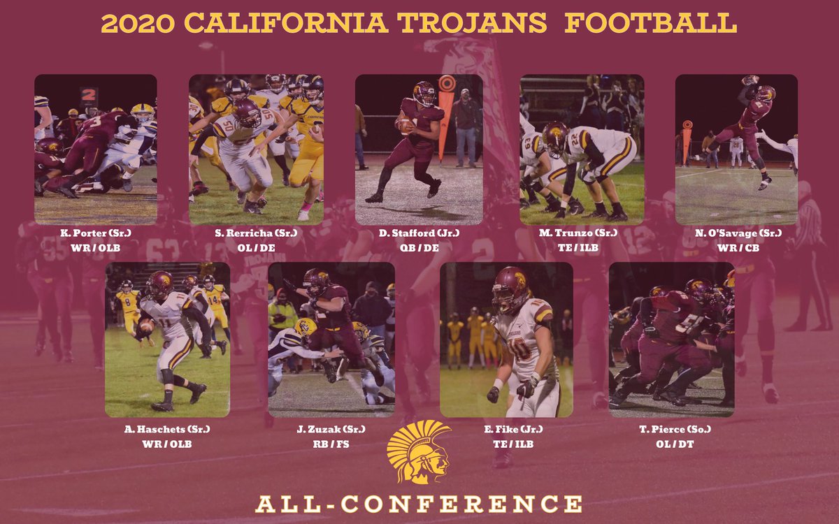 caltrojansfb's tweet photo. Congratulations to our 2020 TCS All-Conference Team Members โฌ๏ธ
#AllConference #CalNation #GoTrojans https://t.co/Dt9hiK1t6h