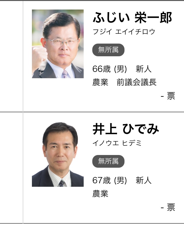 市長 選挙 白岡