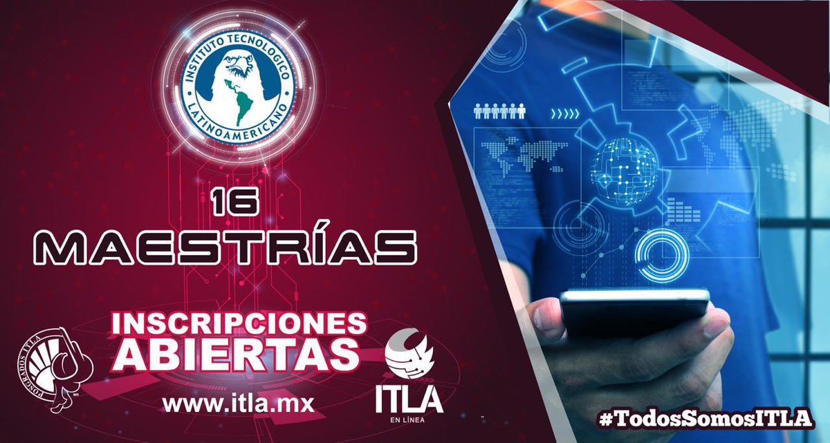 itlamx's tweet photo. Enriquece tu preparación académica.
Estudia una de las 16 maestrías que te ofrece el ITLA.
No lo pienses más e inscríbete con nosotros.

Conoce los planes de estudios: https://t.co/48s9Sch9Xq

Informes al 771 197 9252 y aquí:  https://t.co/ptR6NhdcGo

#TodosSomosITLA https://t.co/SzycEE3guU
