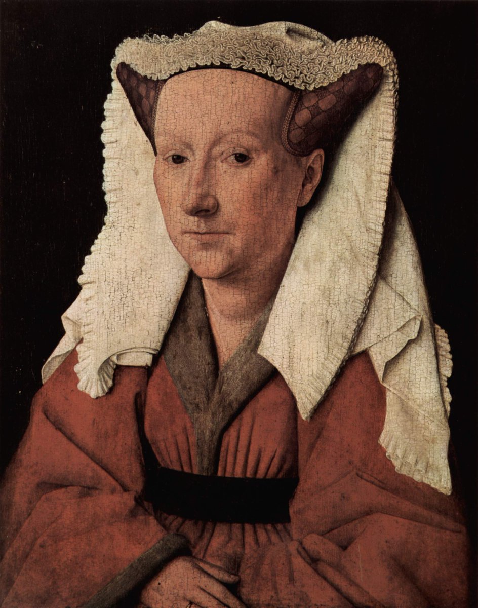artistvaneyck's tweet photo. Portrait of Margaret van Eyck, 1439 #janvaneyck #northernrenaissance https://t.co/Kj7uvIQxtF