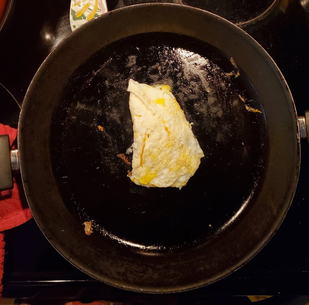 OK, that's all. It's a day for celebration (I'll go back to railing at moderate Democrats tomorrow, when I have a Hartford City Council meeting to attend). Here are omelets I made this morning in the shape of swing states.