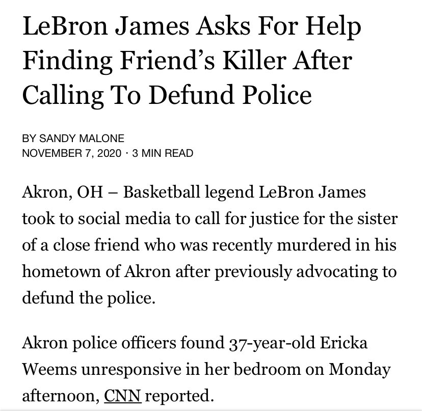 TheRootLab's tweet photo. @KingJames 
You should ask for help from the Akron Police Department. Or are they still pigs? https://t.co/4R5YXFliJ0