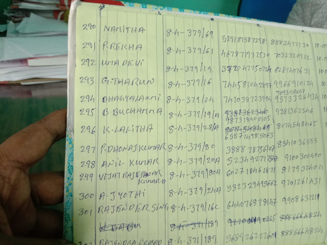 Sanjeev20006527's tweet photo. @TelanganaCMO @KTRTRS Sir Your office bearer OSD Mahendar arranged #CMFloodReliefFund for 12  ineligible people at private place in erragadda division which falls under @MGNMLA Constituency,@GHMCOnline circle 19 Sanitization inspector Vijay Kumar involved in it request to verify. https://t.co/BfltoJqiMA