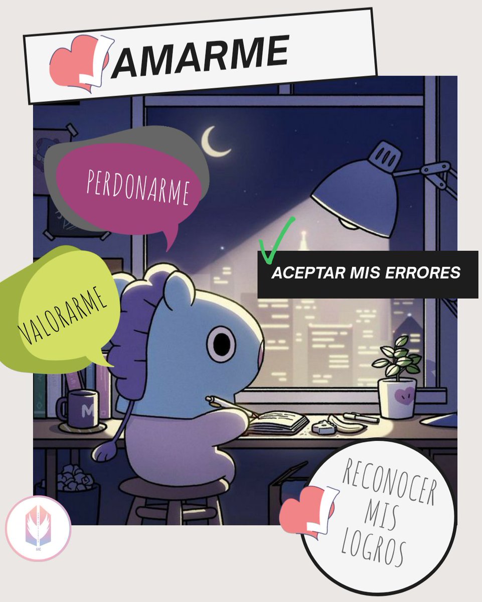 BTS_AHC_SPN's tweet photo. Autoaceptación, autocompasión, ¿alguna vez escuchaste de ellas?🤔
¿Qué se te viene a la mente cuando hablamos de ambas? Te dejamos aquí algunas palabras relacionadas a estas, si tienes alguna más, ¡puedes escribirla como respuesta!🤩
#DominGoGo #AHCInforma #ArmyWithFun @BTS_twt https://t.co/JKbTEcPzEQ