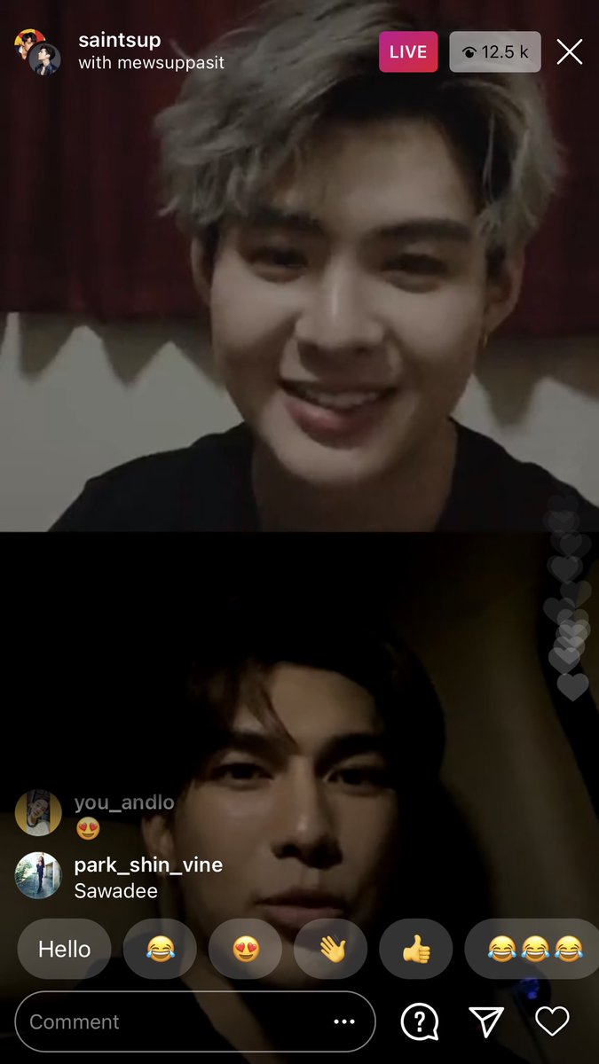 SAINT AND MEW HAD IG LIVE TOGETHER ON NOVEMBER 4. IF I WERE A PRESIDENT I WOULD MARK NOVEMBER 4 AS A NATIONAL HOLIDAY FOR THIS