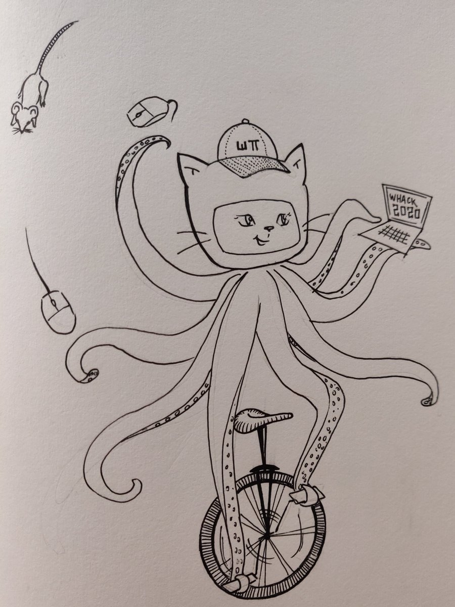 IoannisKy's tweet photo. @GitHubEducation @MLHacks #MyOctocat #WHACK20 https://t.co/baMzQ4iMzP