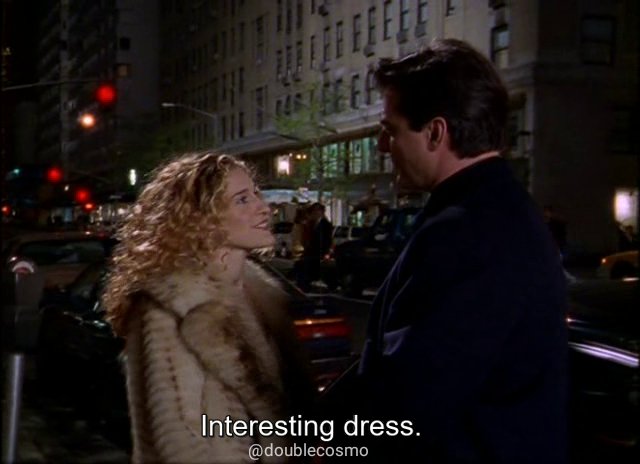 DoubleCosmo's tweet photo. The Naked Dress ππ
#SexAndTheCity
E06S01: Secret Sex
Follow: @doublecosmo
#SATC #satcquote https://t.co/X8UCwPpbVV