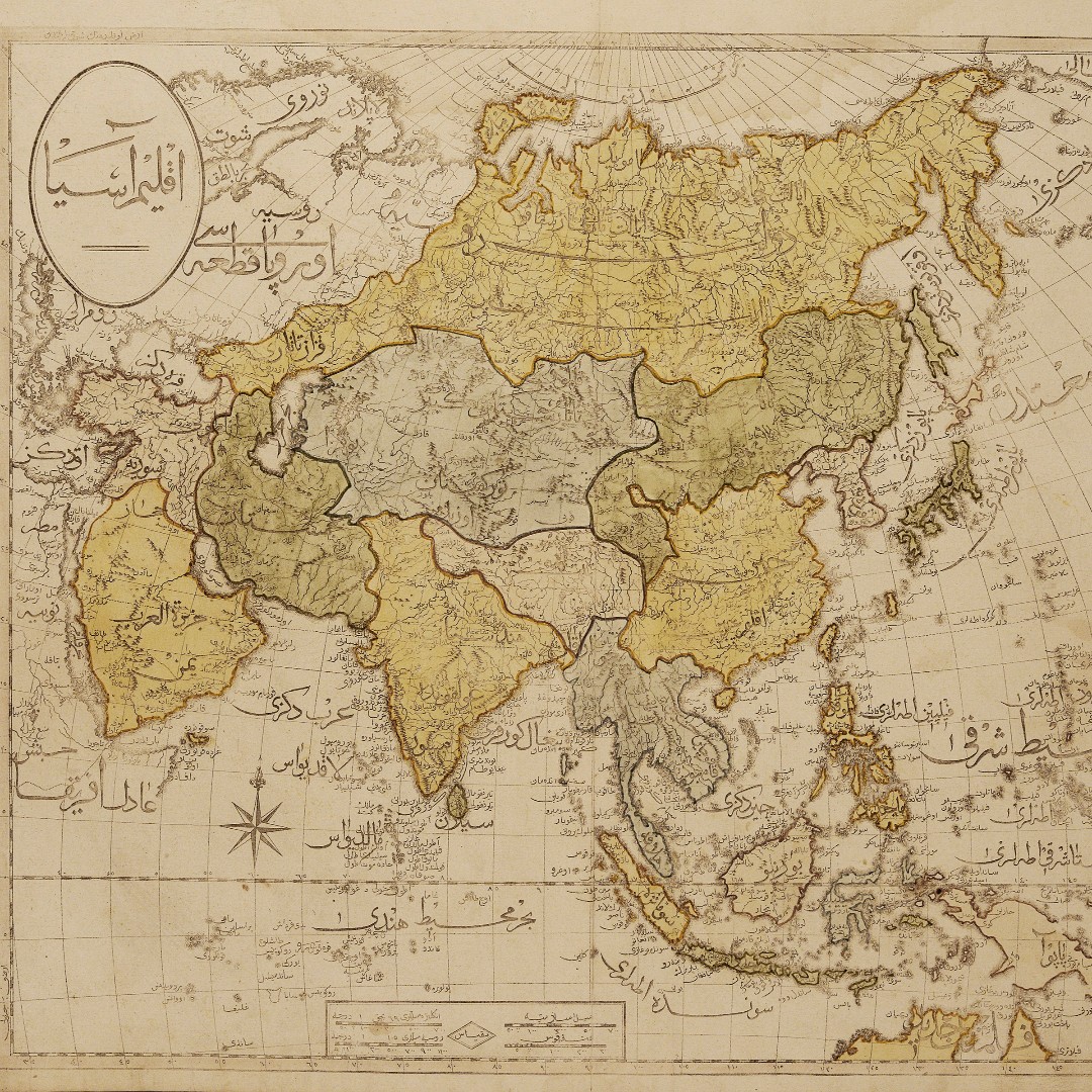 OttomanArchive's tweet photo. Osmanlı #Asya haritası, Mahmud Raif Efendi, 1803.
An Ottoman map of #Asia by Mahmud Raif Efendi, 1803. https://t.co/aDYHqJ0UY2