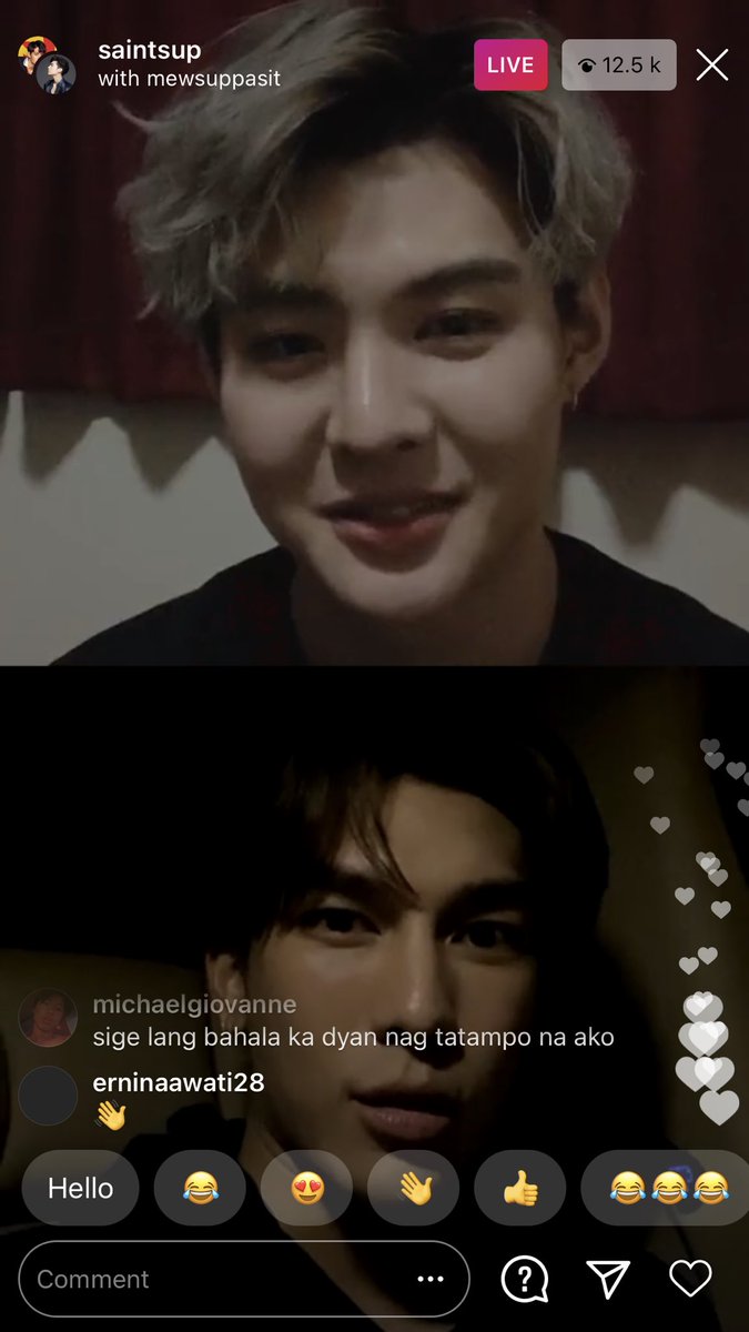 SAINT AND MEW HAD IG LIVE TOGETHER ON NOVEMBER 4. IF I WERE A PRESIDENT I WOULD MARK NOVEMBER 4 AS A NATIONAL HOLIDAY FOR THIS