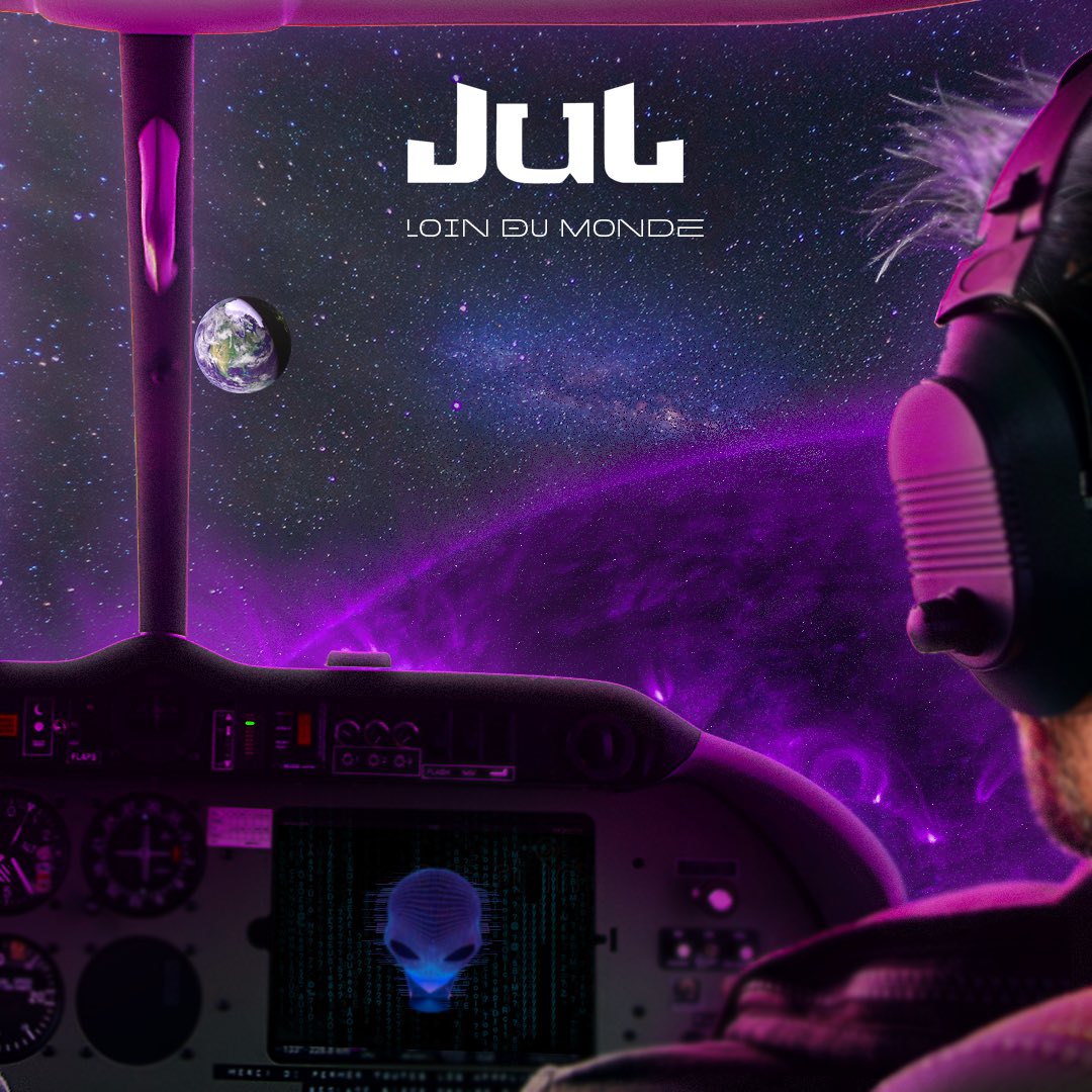 saprististiv's tweet photo. @Kulturlesite_ Voici ma proposition de cover pour mon gaté @jul ! 🛸 🛸 
On va tenter de faire péter ça 🔥🔥
RT / Like !🔥
( insta : svveng_ ) https://t.co/znRwxM2y53