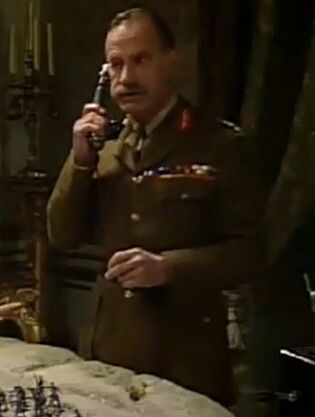 @pitchblacksteed Good to see Blackadder Goes Forth on #RememberanceSunday and to be reminded of Geoffrey Palmer's cameo as Field Marshal Haig, negligently sweeping toy soldiers off his table. Surely one of his best performances in a great career