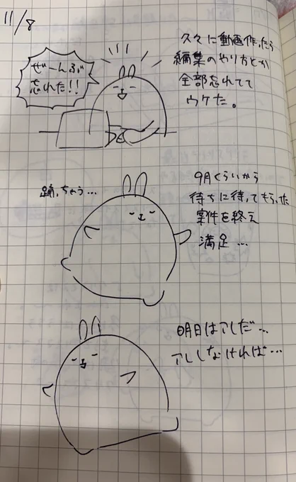テトリスしてたら日付が変わってしまった…!
#絵日記 