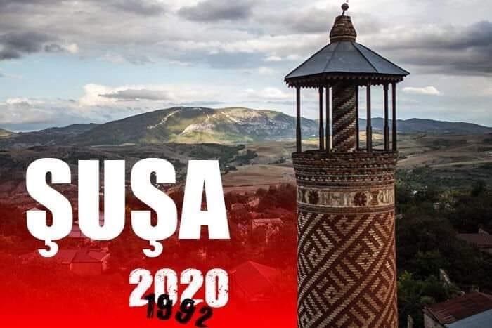 Humay22523495's tweet photo. #ShushaisAzerbaijan🇦🇿 #KarabakhisAzerbaijan #WelcomeShusha 💙❤️💚🇦🇿🇦🇿🇦🇿 https://t.co/Qb5LSwu7fM