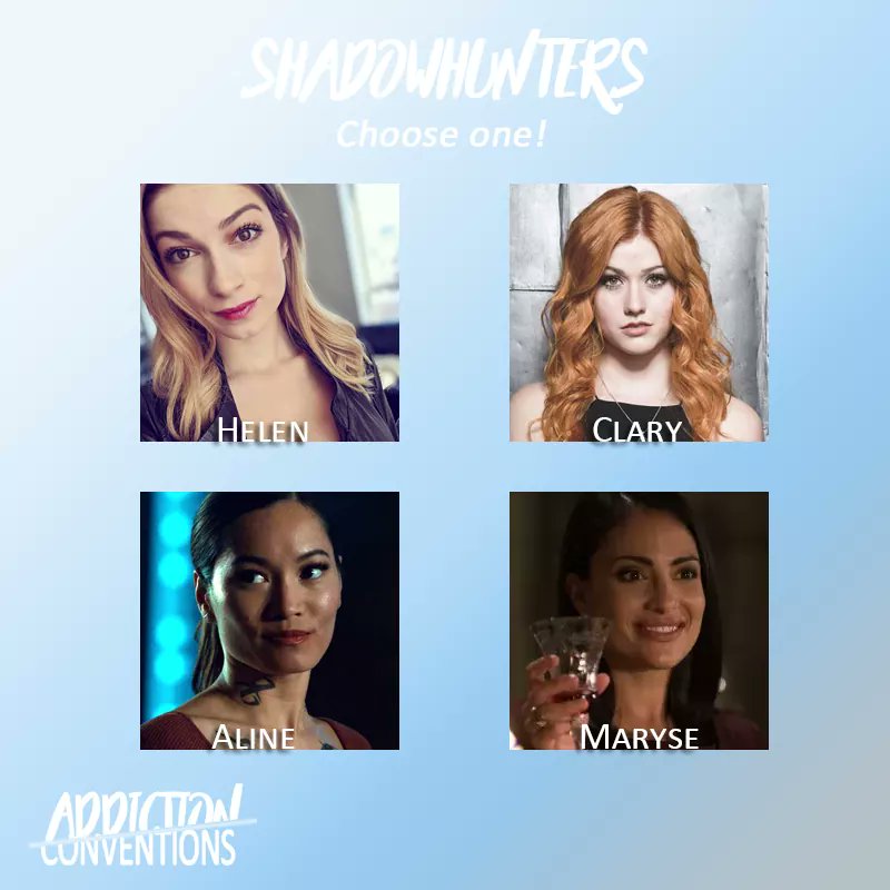 AddictionConv's tweet photo. ➰ SHADOWHUNTERS ➰
#TheHuntersOfShadow #THOS #Shadowhunters @WeventsProd https://t.co/FF4EnUicwh