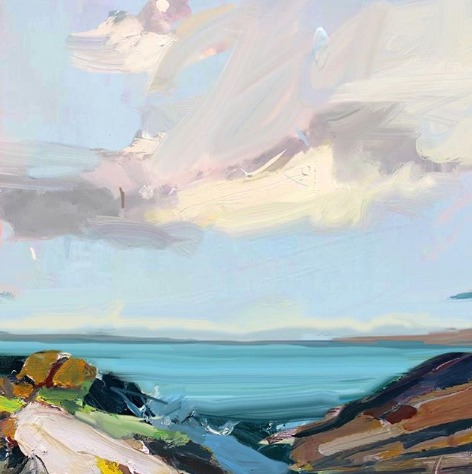 RClaremont's tweet photo. “Morning Swim”, 61X61cm, oil on board.

#paintingoftheday #artgallery #abstractexpressionist https://t.co/W08tKPx6U0