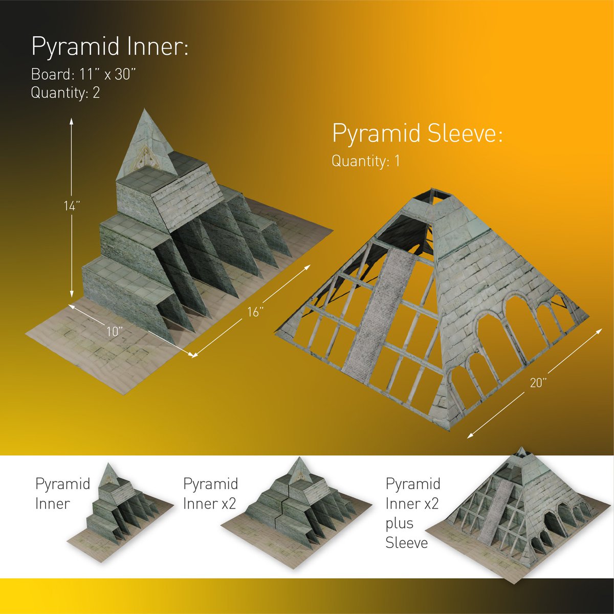 UpzoneWargaming's tweet photo. Only a few more days to go! Here is a bit more information about the Ancient Zone and the giant pyramid centrepiece. Yes you can go up and inside the pyramid! Just be careful what you disturb...😀💀🧙‍♂️ ✌️👻
https://t.co/17zyuTlRqq #terrain #warhammer #dungeonsanddragons https://t.co/Xnq6nQBq2O