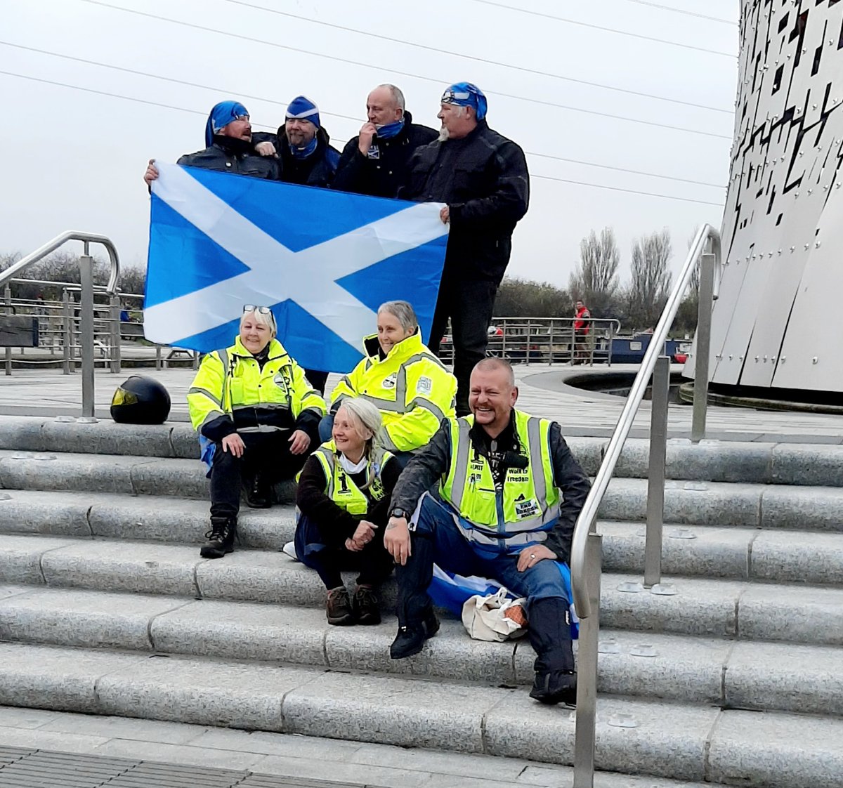 YesDayScotland's tweet photo. All across Scotland, and on multiple routes, they walked onwards, and onwards and onwards. #TLWTF
Highlighting the National Blockchain Covenant to fellow citizens.
Why would they do this?
Have at it Scotland! https://t.co/fs60lgn7NK https://t.co/nMuBo9rzpf
