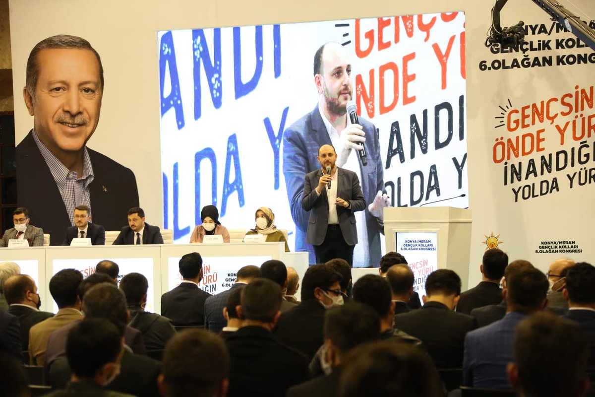 abuyukgumus's tweet photo. Konya Meram 6. Gençlik Kolları Olağan Kongremizi büyük bir coşkuyla gerçekleştirdik.

Kongrede yeniden seçilen Mustafa Selman Avcı kardeşimi tebrik ediyor, başarılar diliyorum.

#GençsinÖndeYürü
#İnandığınYoldaYürü https://t.co/UUbDZgsbHv