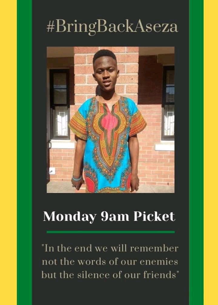 KT_Selowa's tweet photo. #BringBackAseza
He was brutally beaten by the @UWConline @SecuritasESInc  guards and the institution now wants to suspend the student for defending himself and speaking up for the student populace against its abuse https://t.co/wDzG6t5nMG