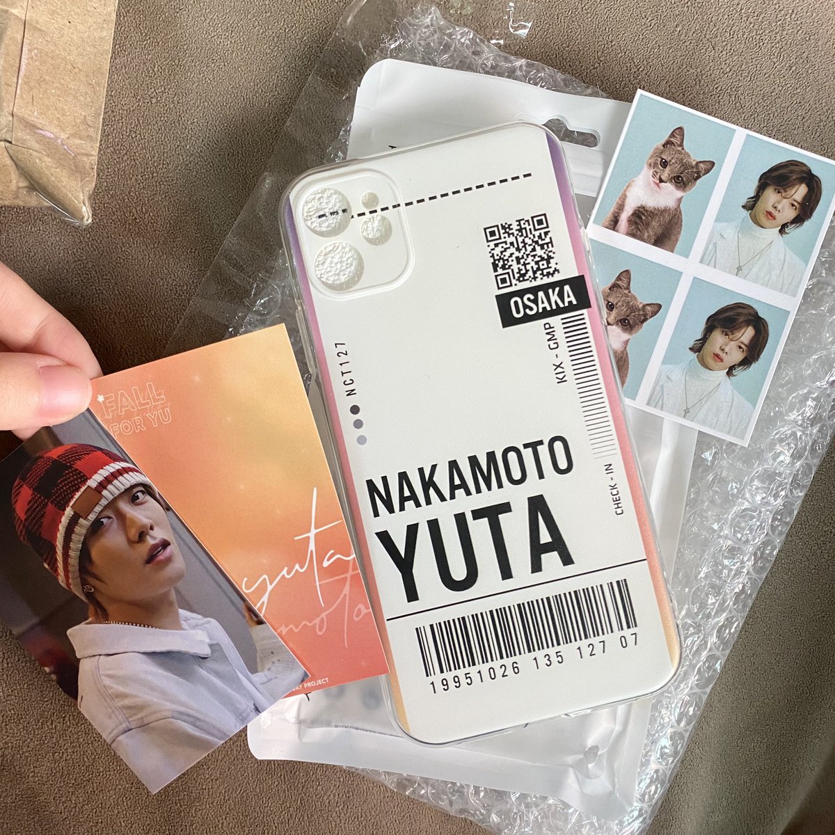 i_muk's tweet photo. ได้รับแน้ววว ของโปรเจค #FallforYU2020 น่ารักแม้กก รวดเร็วสุดๆ นึกว่าจะได้สักปีหน้า ขอบคุณ @double_cats ที่เป็นธุระจัดการให้นะคะ✨💓 https://t.co/JhDmsVFcjU