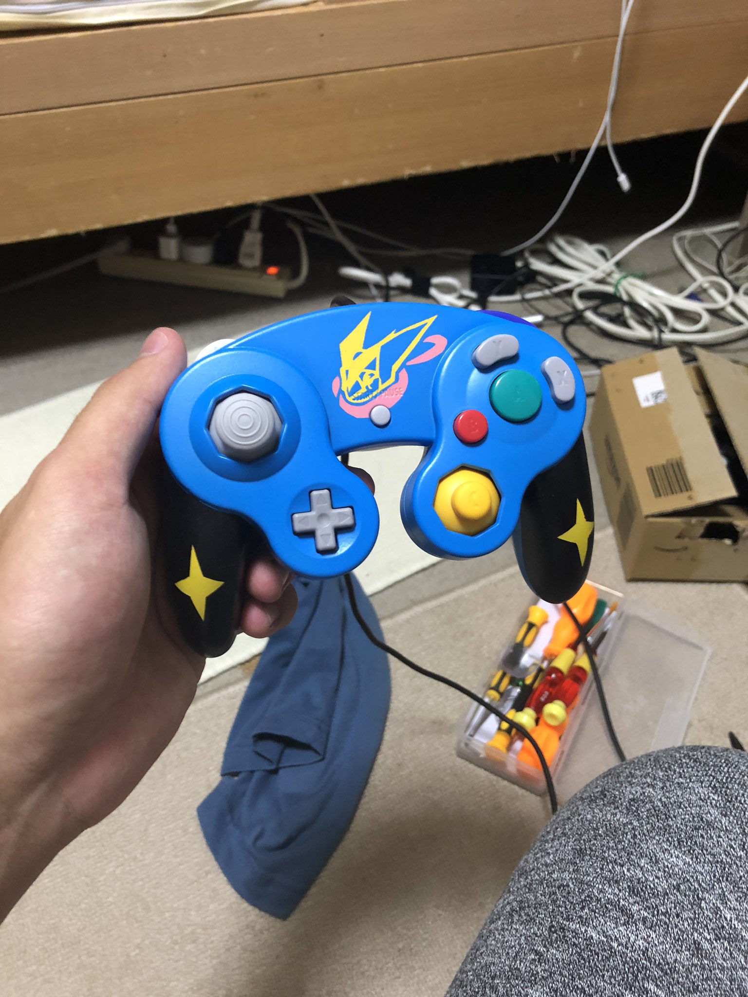 GCコントローラー 塗装 シーク スマブラSP ゼルダの伝説