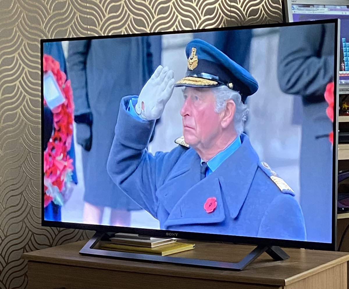 HighamShaw's tweet photo. Watching the Cenotaph. Lots of questions from the children about Remembrance Sunday, war, poppies etc. I just hope our answers did it justice! #RemembranceSunday #teachingrespect @StTeresasRCP https://t.co/TjZpp7pMVU