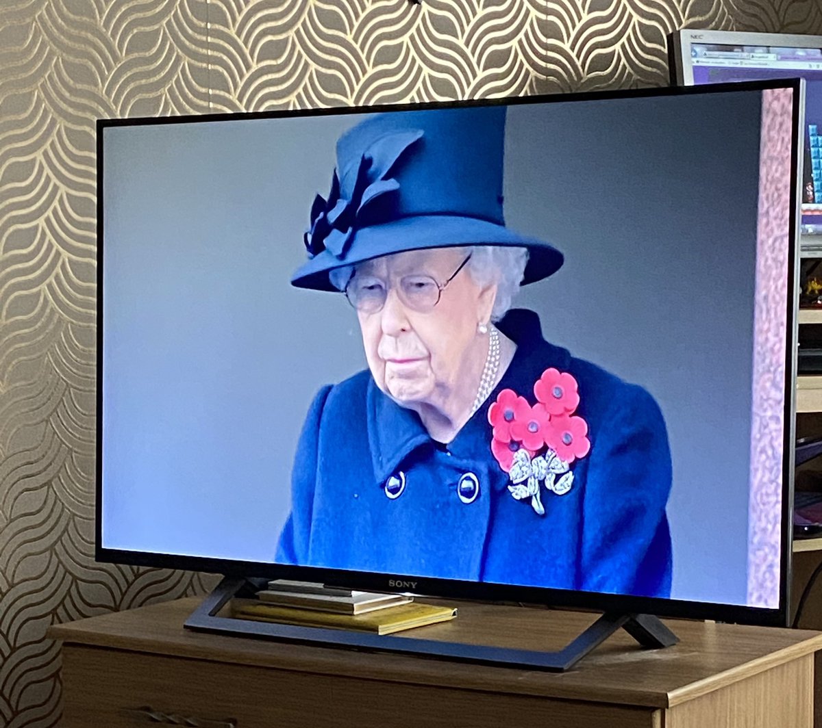 HighamShaw's tweet photo. Watching the Cenotaph. Lots of questions from the children about Remembrance Sunday, war, poppies etc. I just hope our answers did it justice! #RemembranceSunday #teachingrespect @StTeresasRCP https://t.co/TjZpp7pMVU