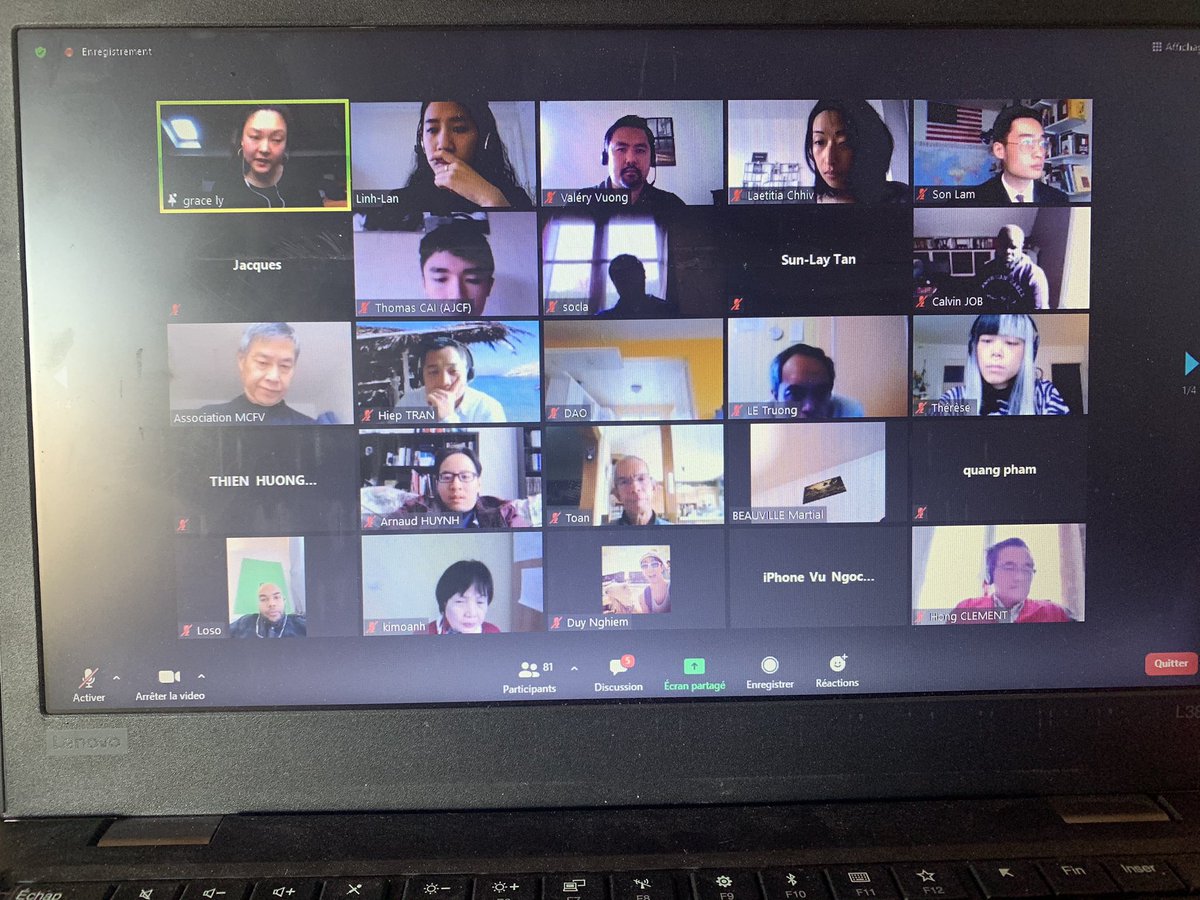 ValeryVuong's tweet photo. 👏👏Table ronde @MCFVtweete « Dénonçons le racisme anti-asiatique en France » animée par @linhlandao avec une centaine de participants et des interventions de grandes qualités. https://t.co/yvHrQnyag3